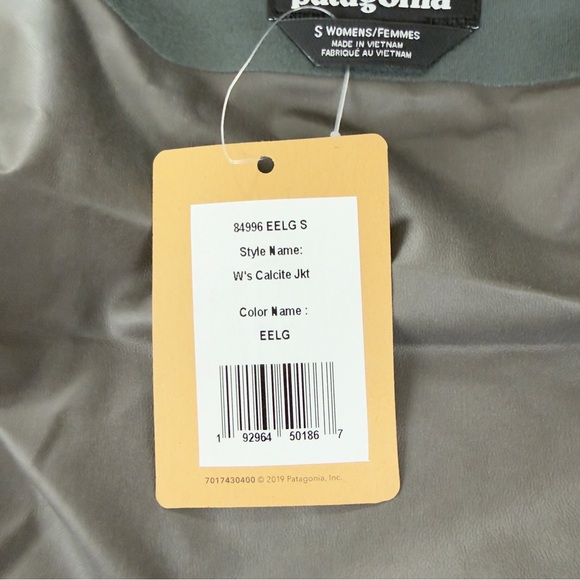 Patagonia NWT Women's Sz Small Calcite Gore-tex Green Jacket 84996 Style Number - Picture 5 of 16